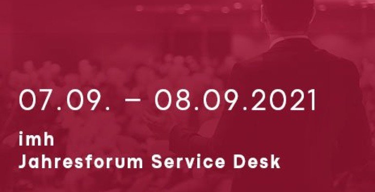 imh Forum IT Jahresforum Service Desk Sept 01 v4